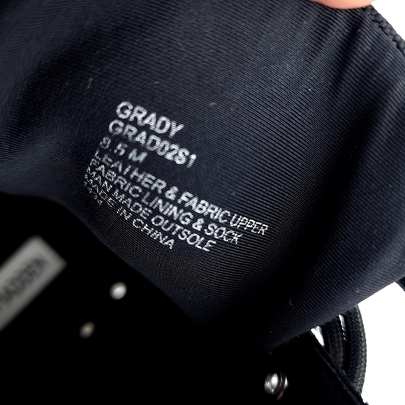 Steve Madden Sz 8.5m Black Platform Boots - Picture 13 of 13